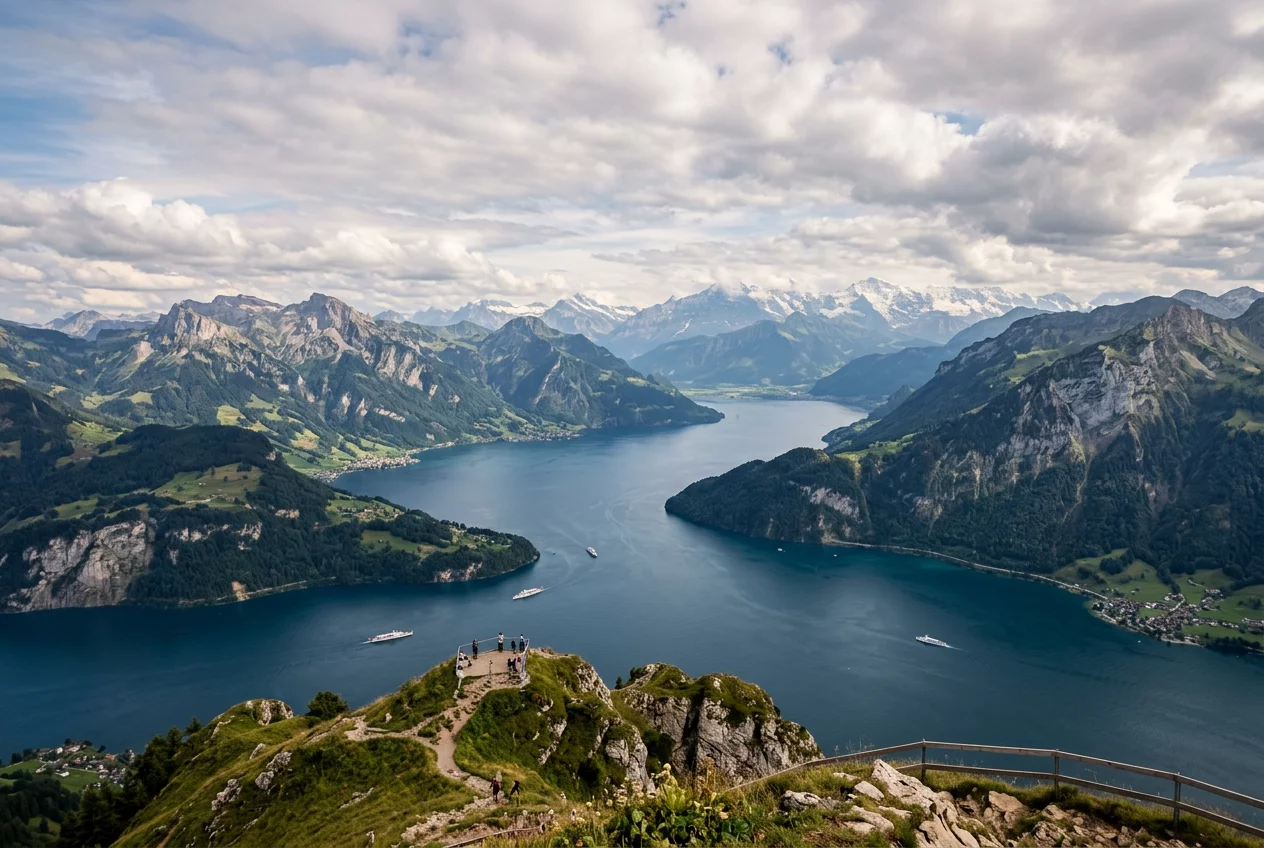 Die besten Aussichtspunkte am Vierwaldstättersee