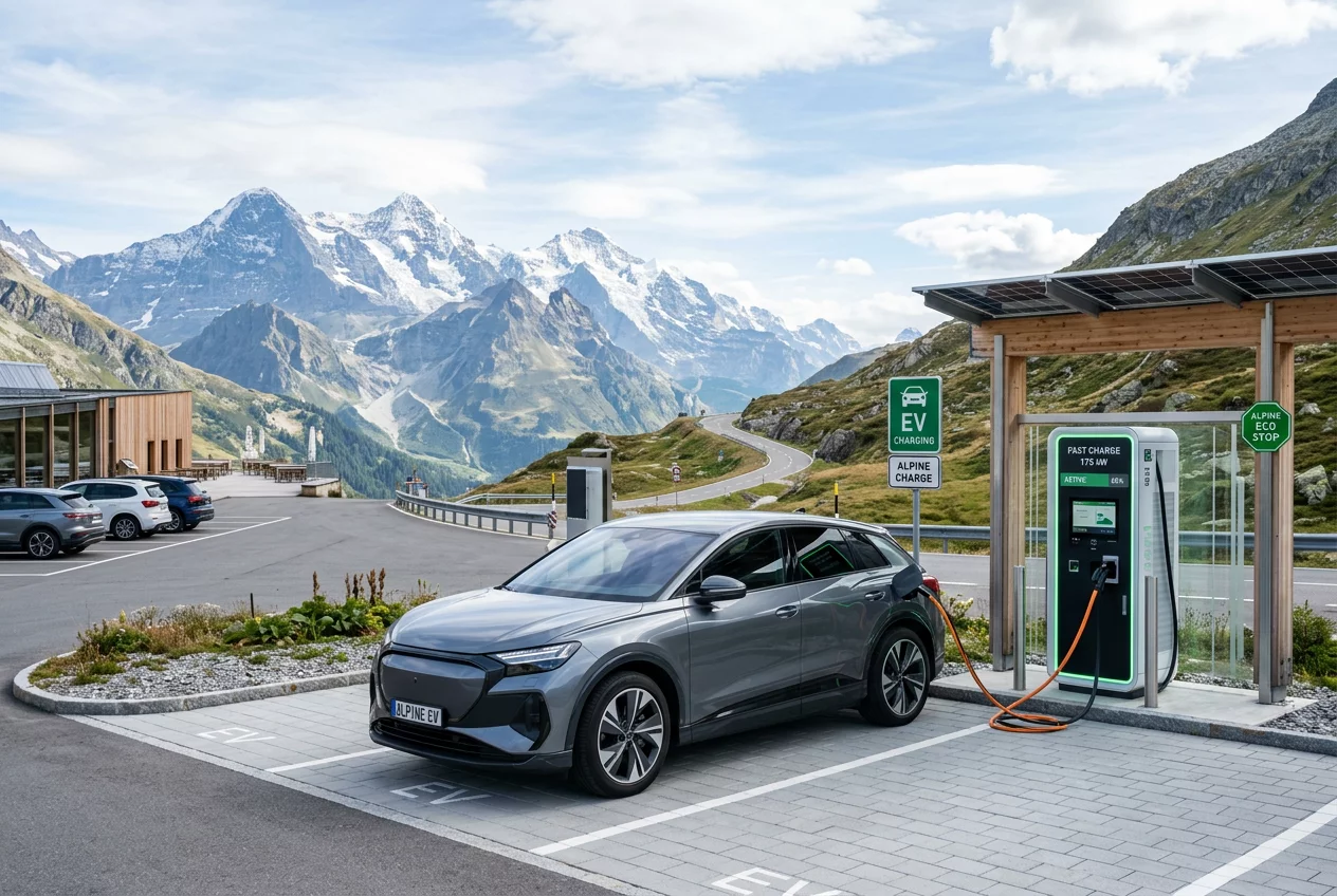 Elektromobilität in den Bergen: Ladestationen und Tipps